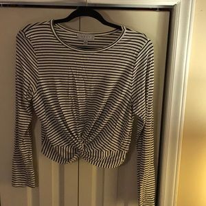 Striped crop top